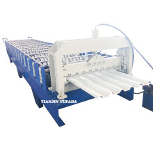 Curved bending sheet roll forming machine